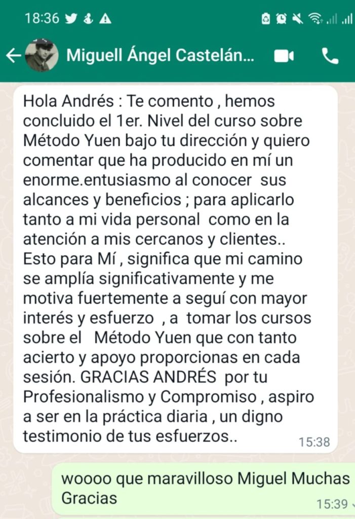 METODO YUEN TESTIMONIOS