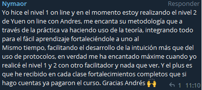 TESTIMONIO MÉTODO YUEN ANDRES